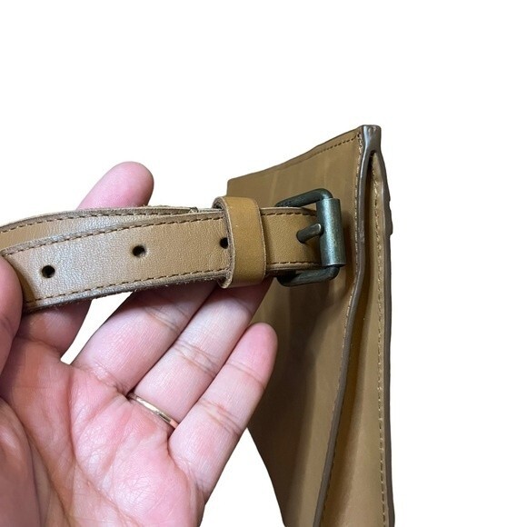 Frye Brown Leather Belt Bag Waist Fanny Pack Size M - Picture 8 of 8